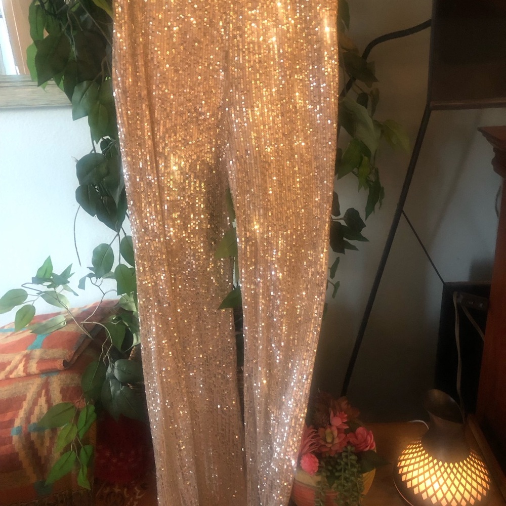 Wild Fable Gold Sequin Pants